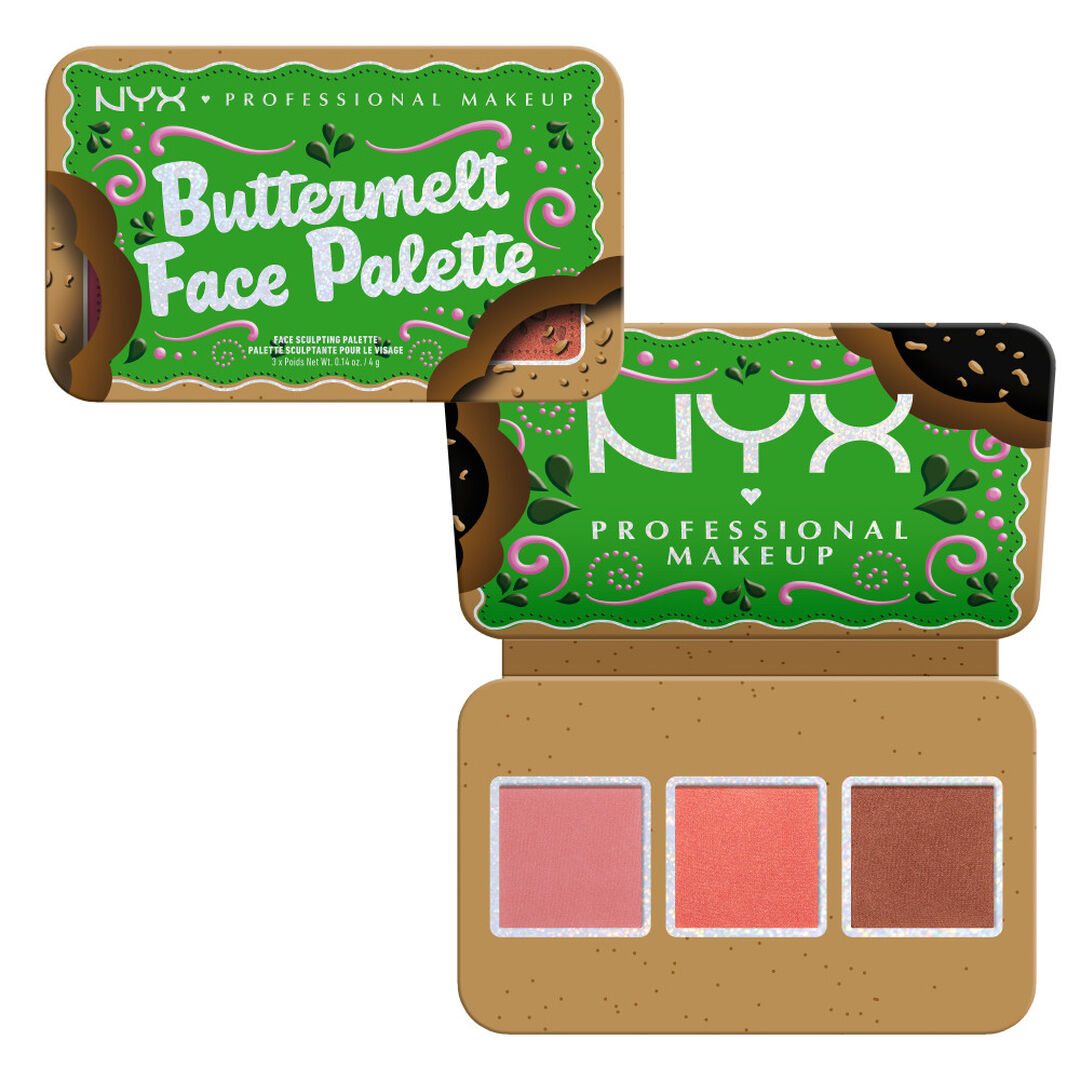 Paleta de Rosto Buttermelt - NYX Professional Makeup - Holiday 2024 Home Alone Collab - Imagem 5