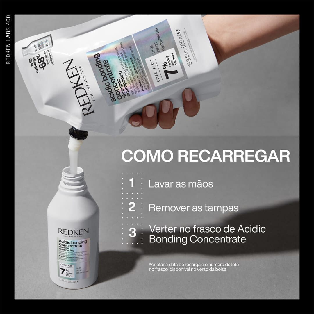 Recarga - Champ&ocirc; - Redken - Acidic Bonding Concentrate - Imagem 4