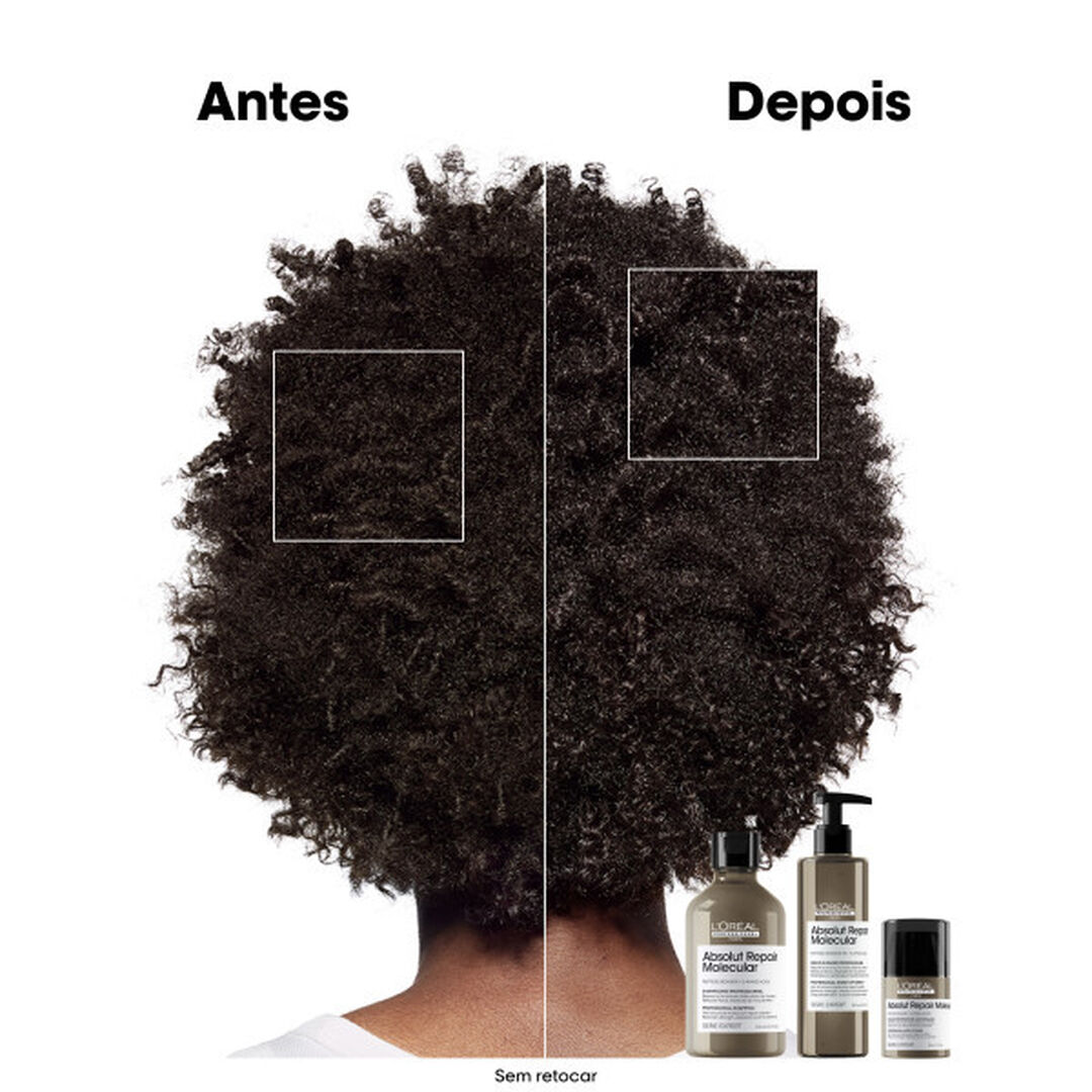 M&aacute;scara Leave-In - L'OR&Eacute;AL PROFESSIONNEL - Absolut Repair Molecular - Imagem 3