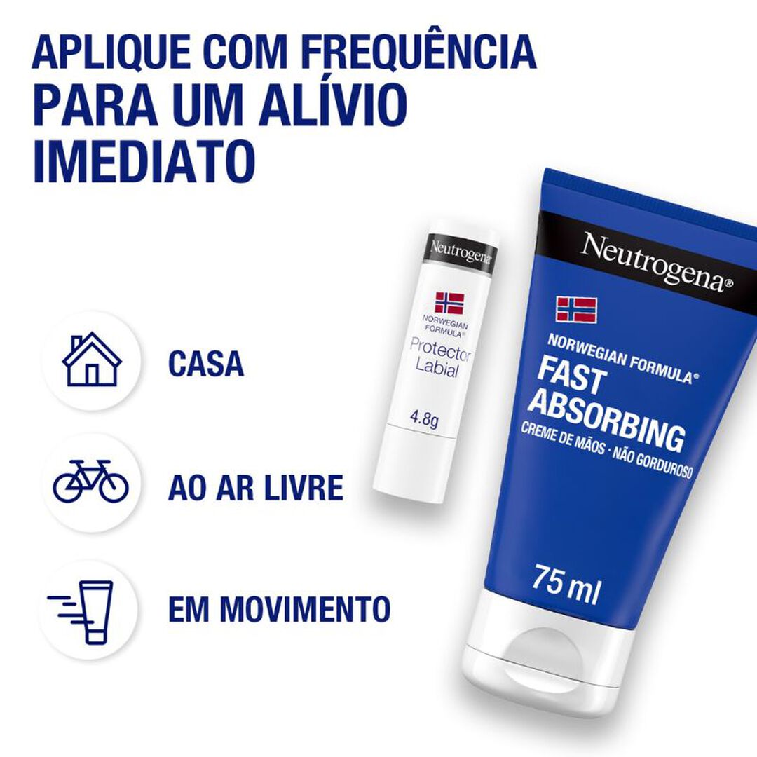 Promo Pack Creme Textura Ligeira + Stick Labial - NEUTROGENA -  - Imagem 3