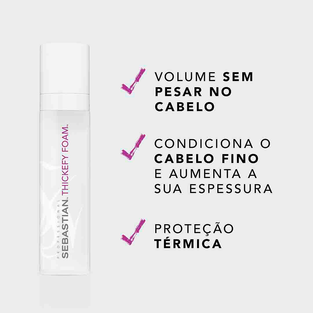 Thickefy Foam para Cabelo Fino - SEBASTIAN - Styling - Imagem 2