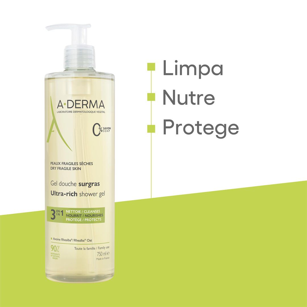 Gel Duche Ultra Rico - A-DERMA -  - Imagem 5