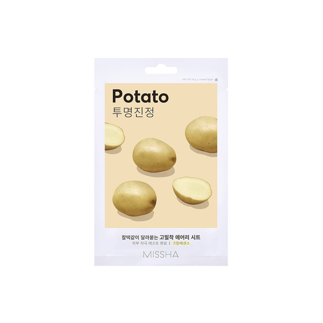 Máscara Airy Fit Sheet Mask - Potato - Missha -  - Imagem 1