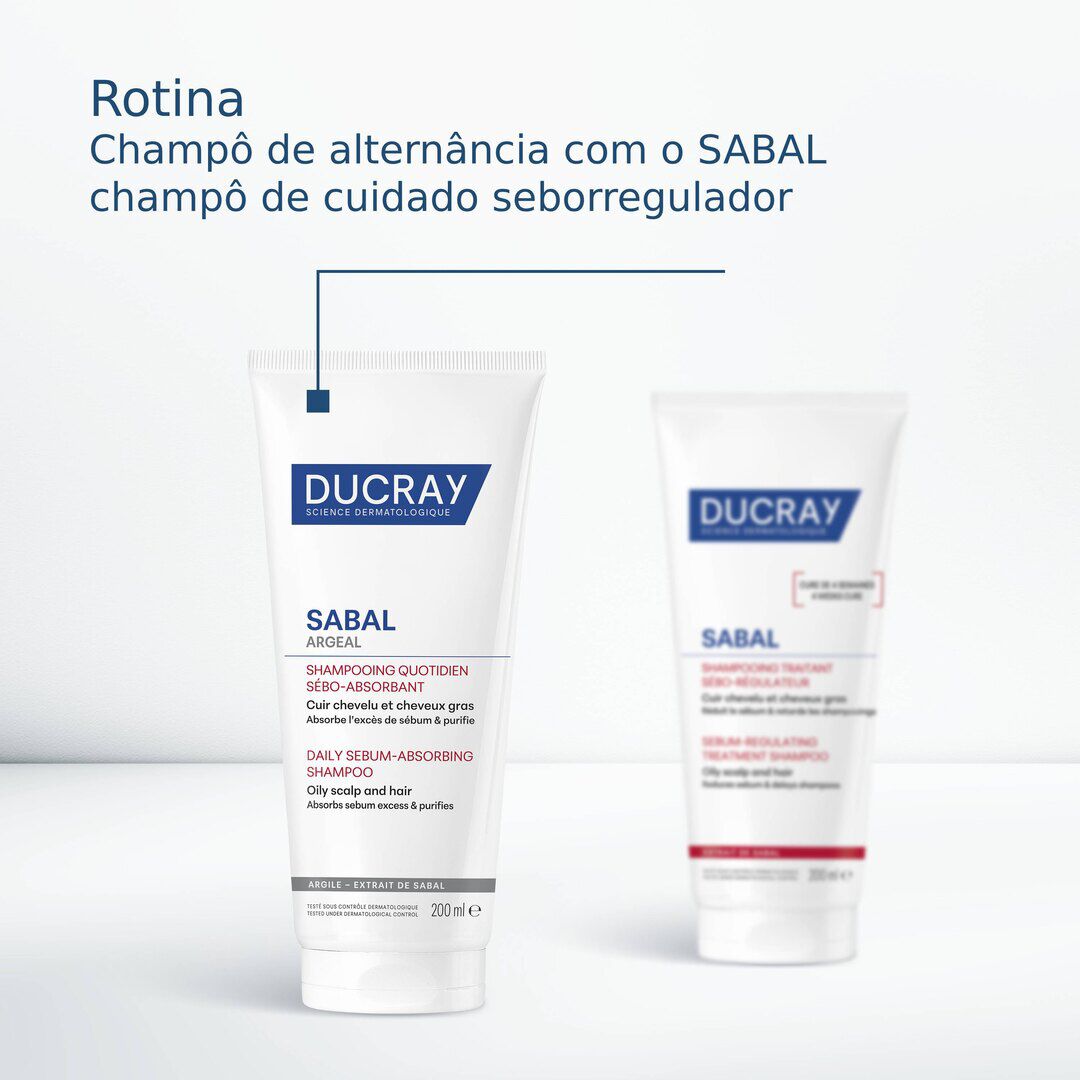 Ducray Sabal Argeal Champô Diário Seboabsorvente 200ml - DUCRAY -  - Imagem 11