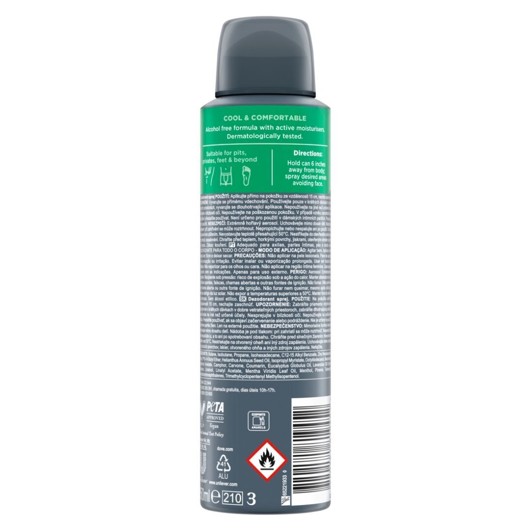 Desodorizante Todo o Corpo Spray Bamboo+Aloe - DOVE -  - Imagem 3