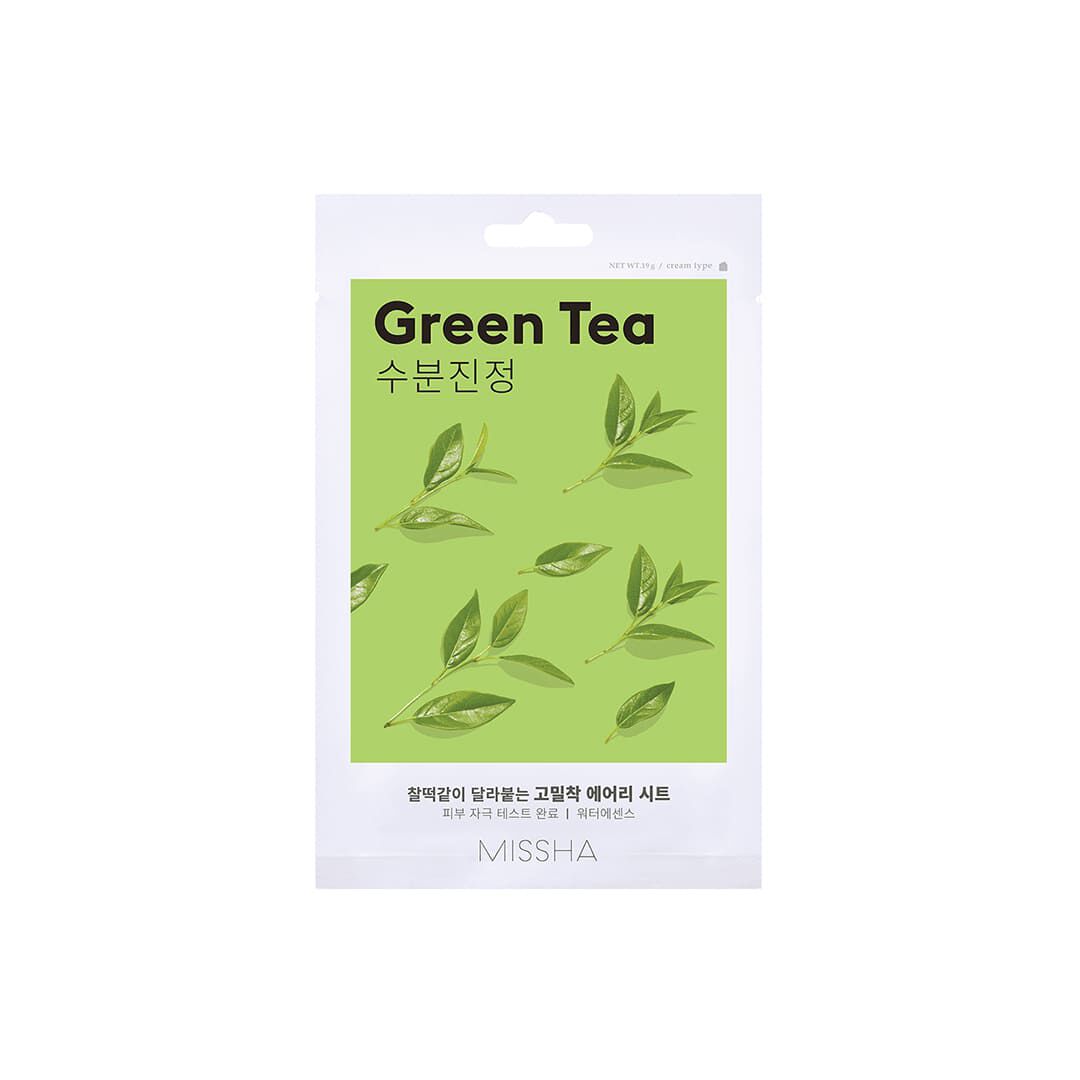 Máscara Airy Fit Sheet Mask - Green Tea - Missha -  - Imagem 1