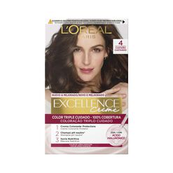 L'Or&eacute;al Excellence Creme, 4 - Castanho, hi-res