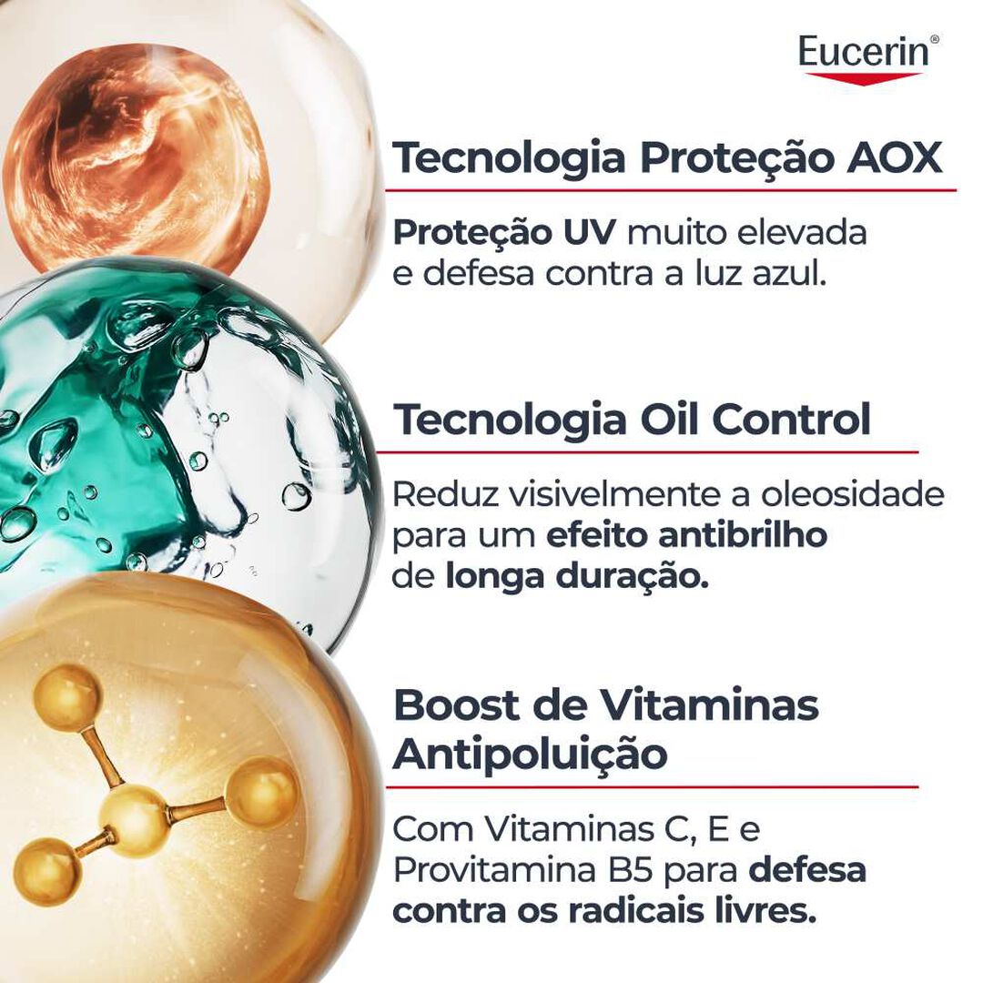 Sun Oil Control UV S&eacute;rum FPS 50+ - EUCERIN -  - Imagem 5