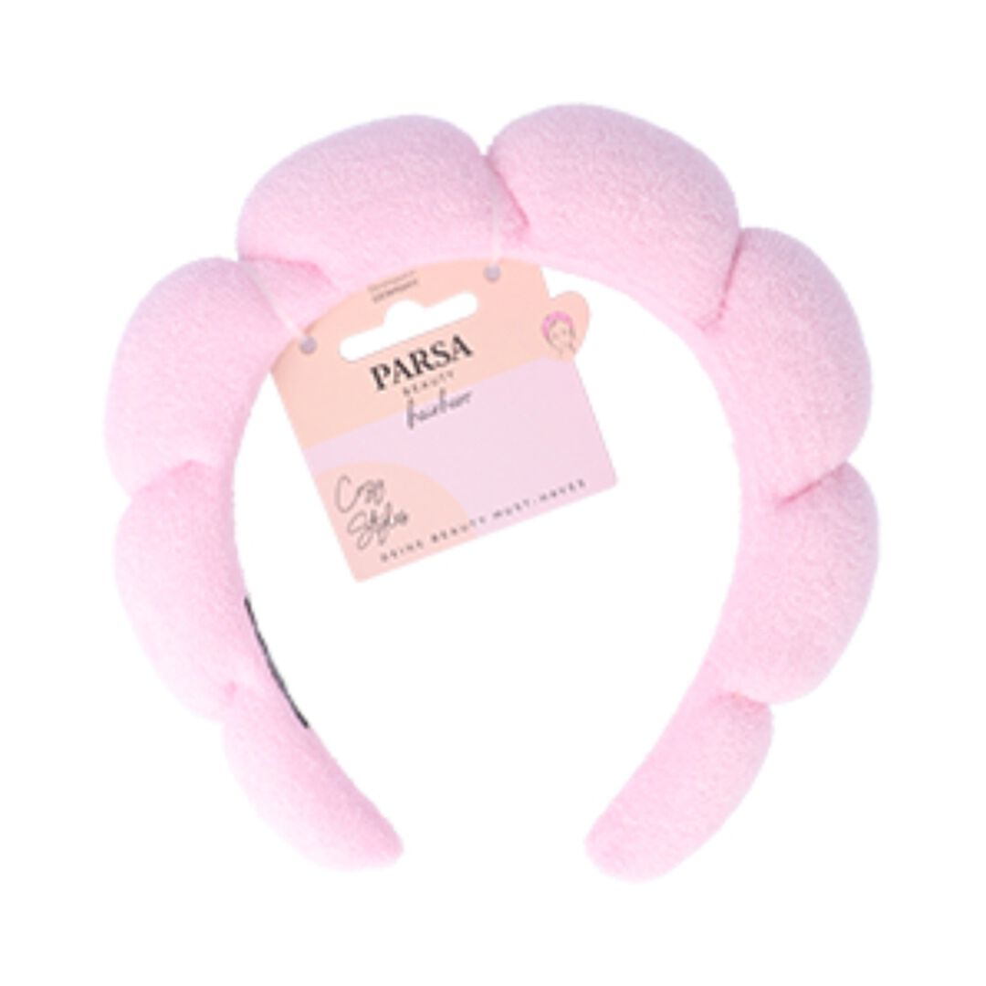 Hairband rose micro-fibre - PARSA BEAUTY - PARSA ACESSORIOS - Imagem 1