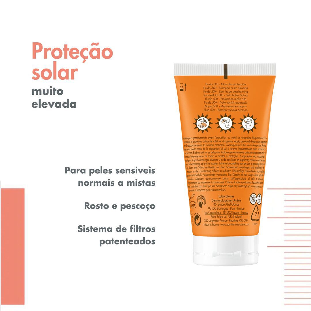 Protetor Solar Fluido 50+ SPF50 - AVENE -  - Imagem 7