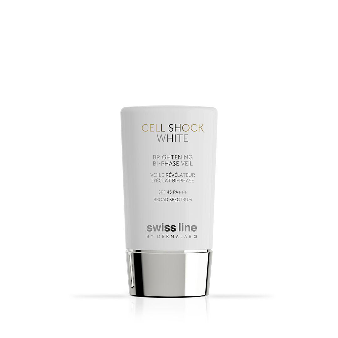 Brightening Bi-Phase Veil SPF45 - Swiss Line - Cell Shock White - Imagem 1