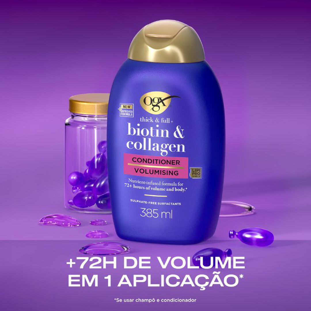 Condicionador Volumizante Biotina & Colágeno - OGX -  - Imagem 6