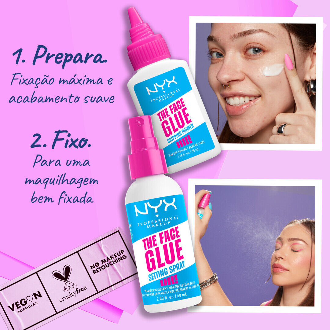 SPRAY FIXADOR - NYX Professional Makeup - The Face Glue - Imagem 8