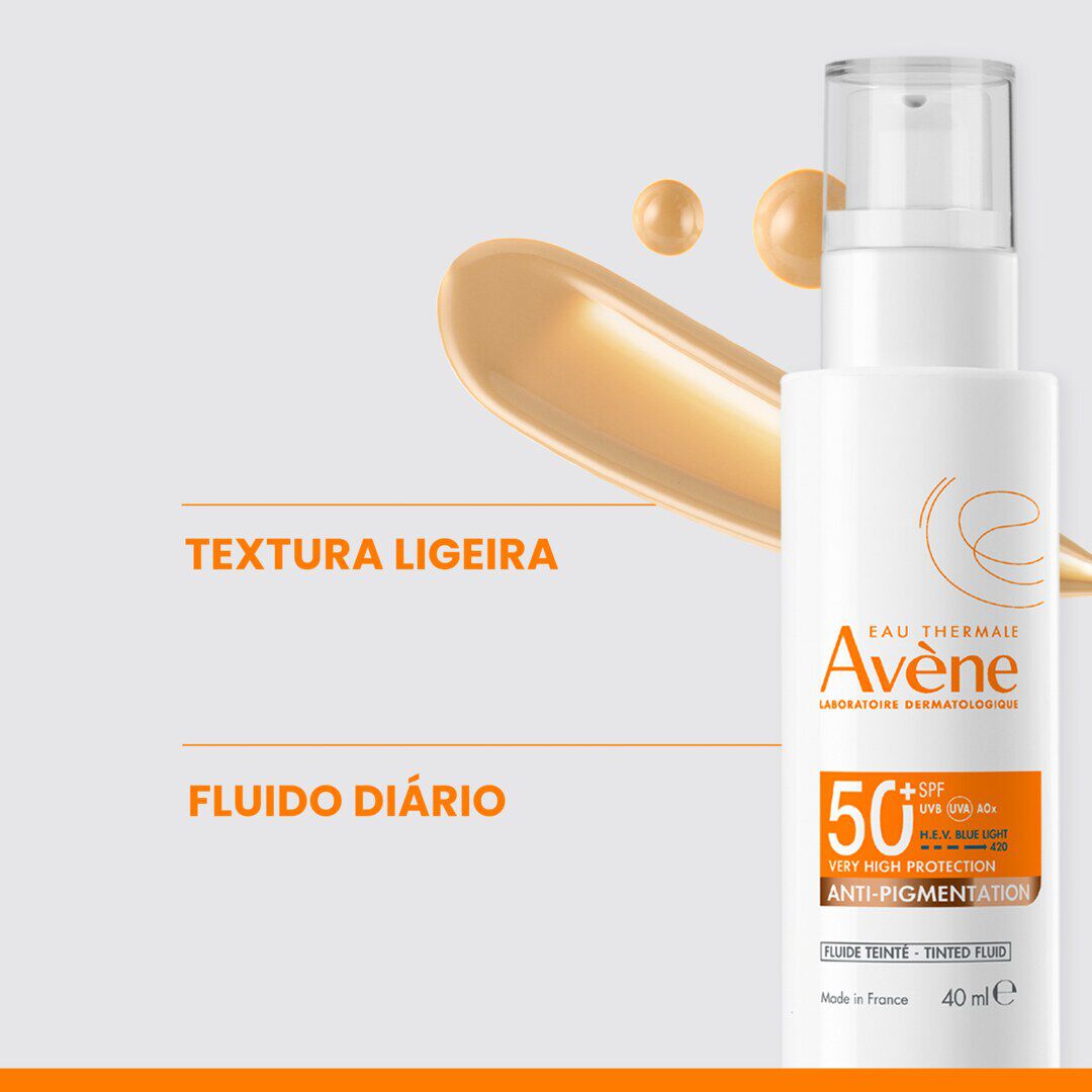 Protetor Solar Flu&iacute;do Anti-Pigmenta&ccedil;&atilde;o SPF50 - AVENE -  - Imagem 2