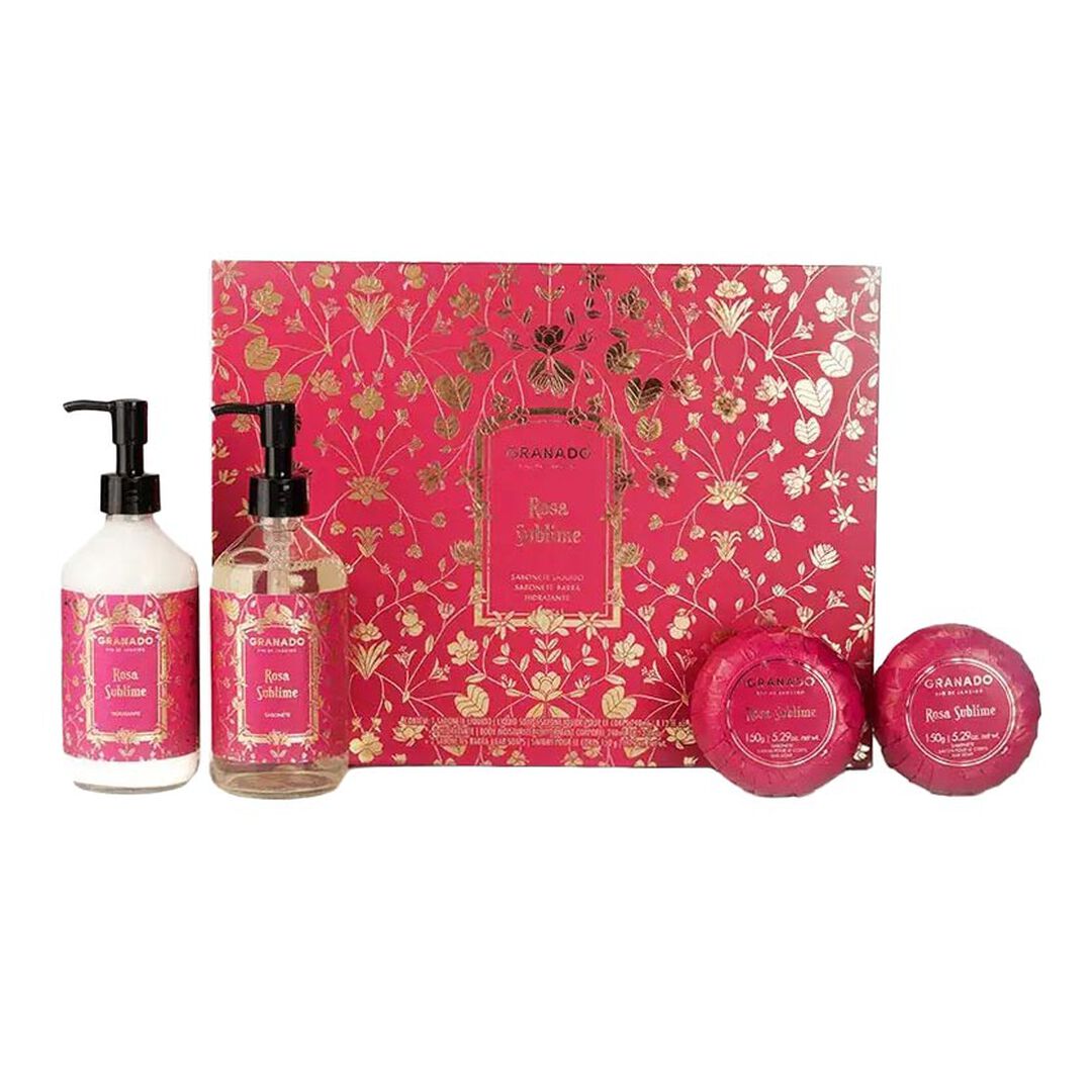 Kit Sabonetes & Hidratante - Granado - Rosa Sublime - Imagem 4