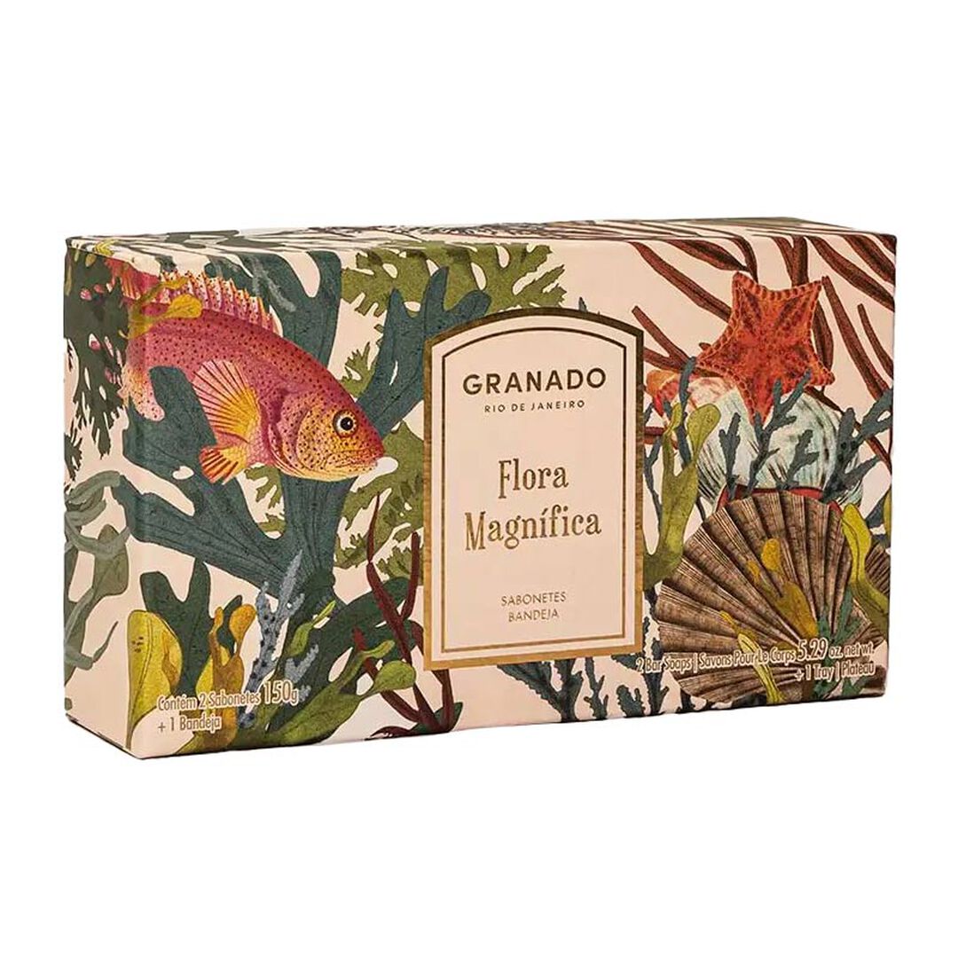 Duo Sabonetes & Porta-Objetos - Granado - Flora Magnífica - Imagem 1