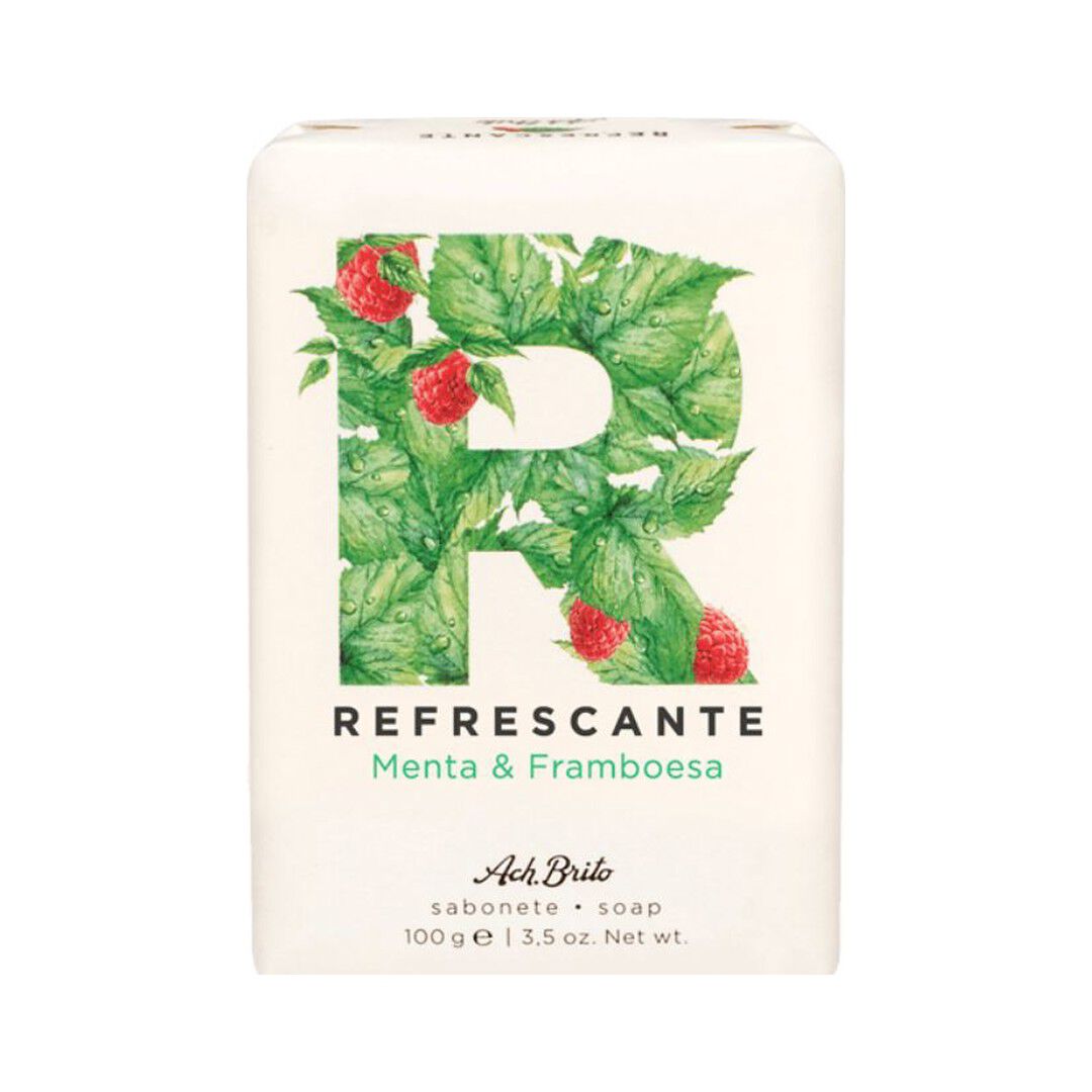 Sabonete Refrescante Menta e Framboesa - Ach.Brito - ACH BRITO - Imagem 1