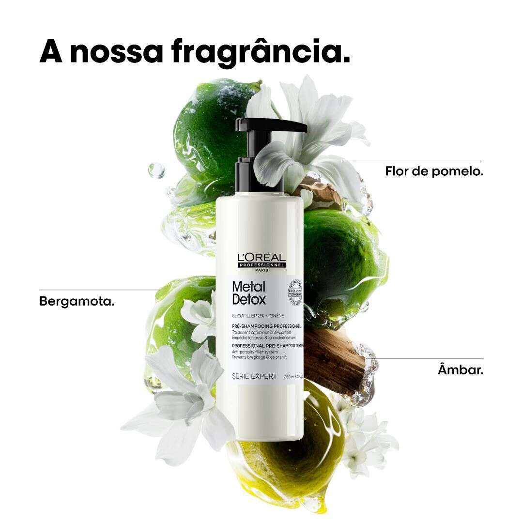 Tratamento Pr&eacute;-Shampoo - L'OR&Eacute;AL PROFESSIONNEL - Metal Detox - Imagem 13