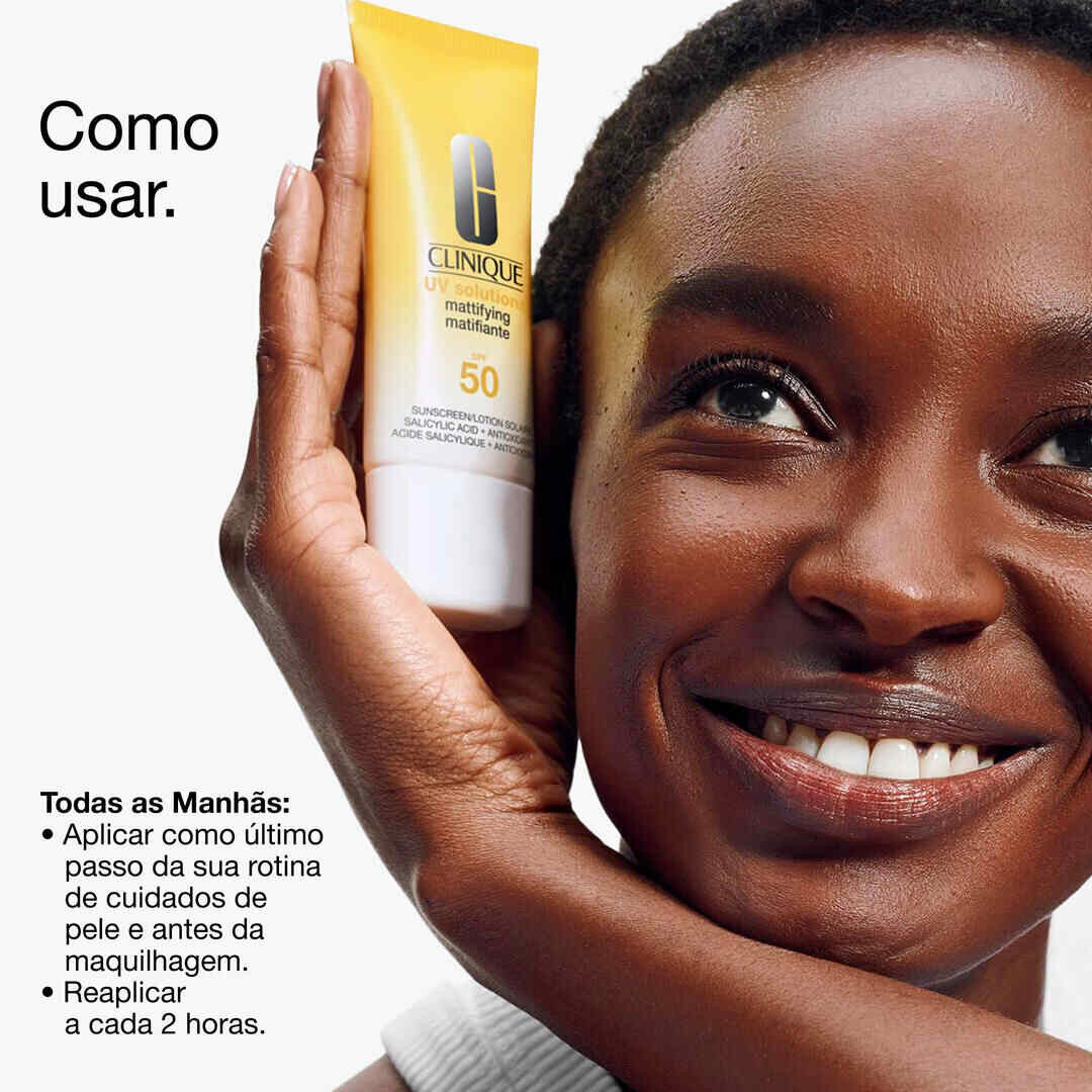 Mattifying Sunscreen Broad Spectrum SPF 50 - CLINIQUE - CLINIQUE TRATAMENTO - Imagem 5