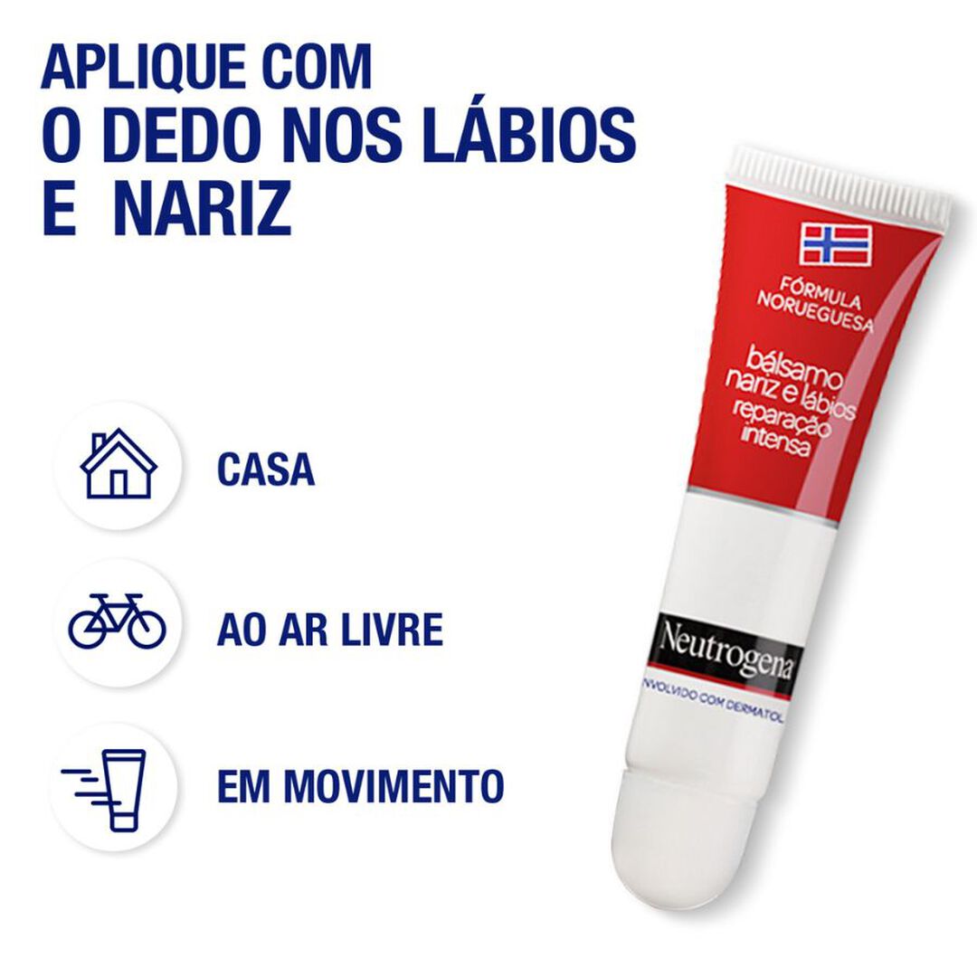 Bálsamo Reparação Intensa Nariz e Lábios Tubo - NEUTROGENA -  - Imagem 2