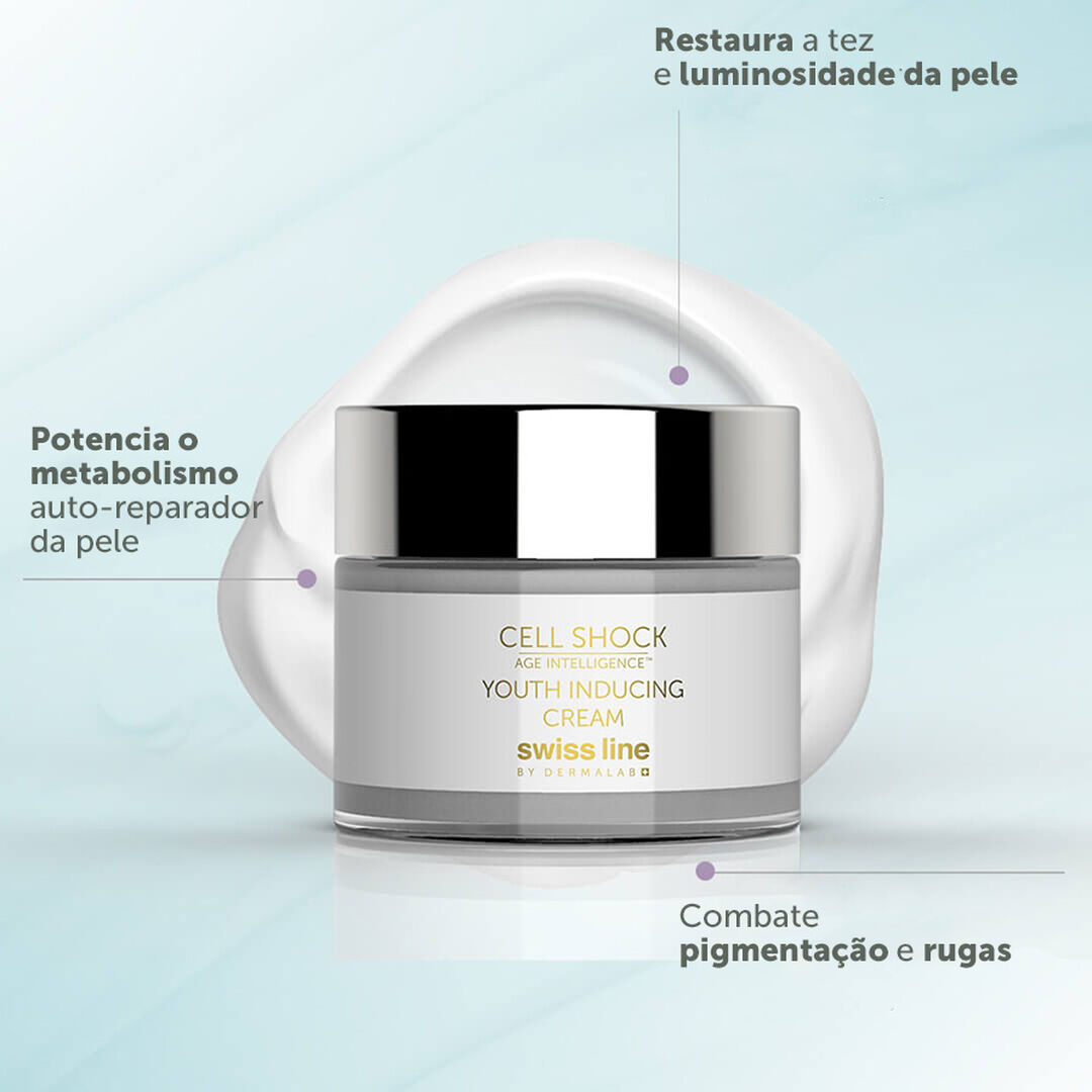 Creme Indutor de Juventude - Swiss Line - Age Intelligence - Imagem 3