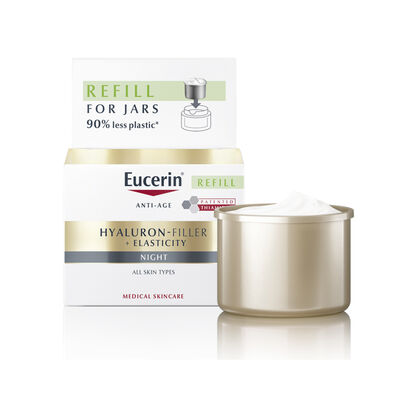 Hyaluron-Filler + Elasticity Creme de Noite Recarga - EUCERIN -  - Imagem