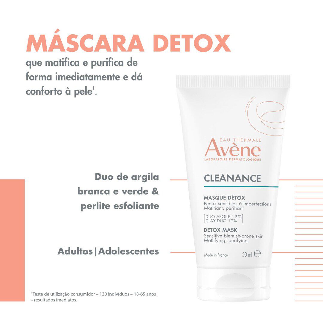 Cleanance M&aacute;scara Detox de Rosto - AVENE -  - Imagem 6