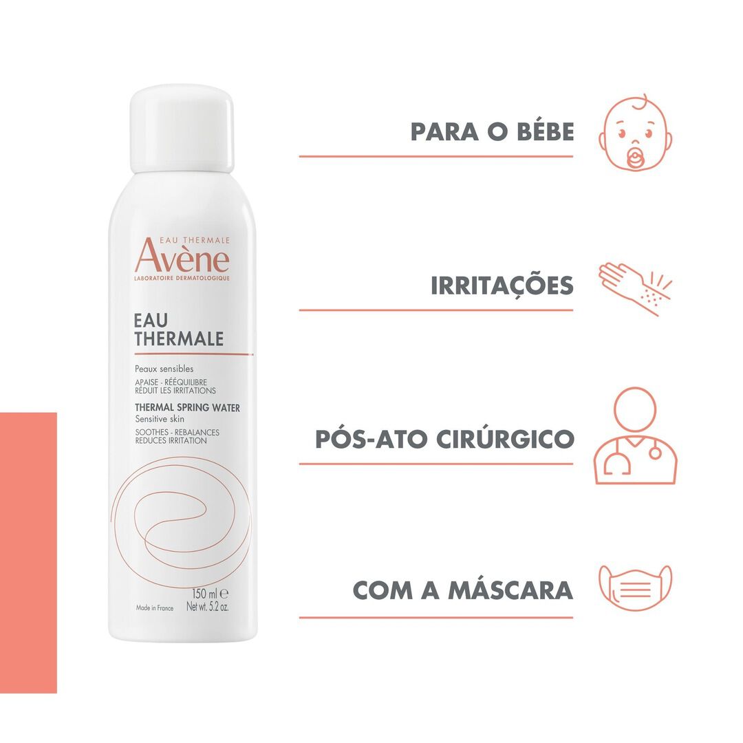 &Aacute;gua Termal Calmante Pele Sens&iacute;vel - AVENE -  - Imagem 6