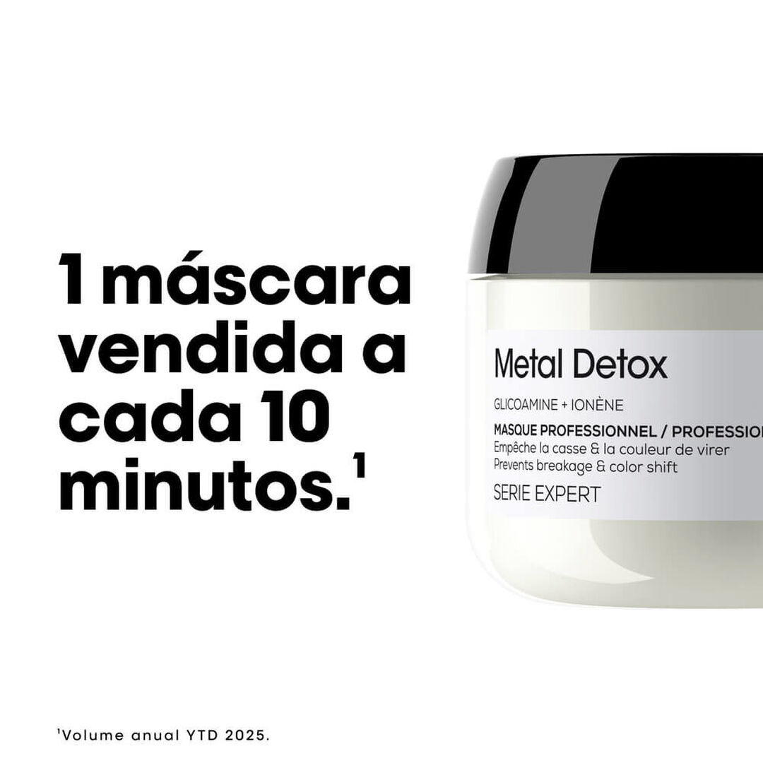Metal Detox - M&aacute;scara - L'OR&Eacute;AL PROFESSIONNEL - SERIE EXPERT - Imagem 3