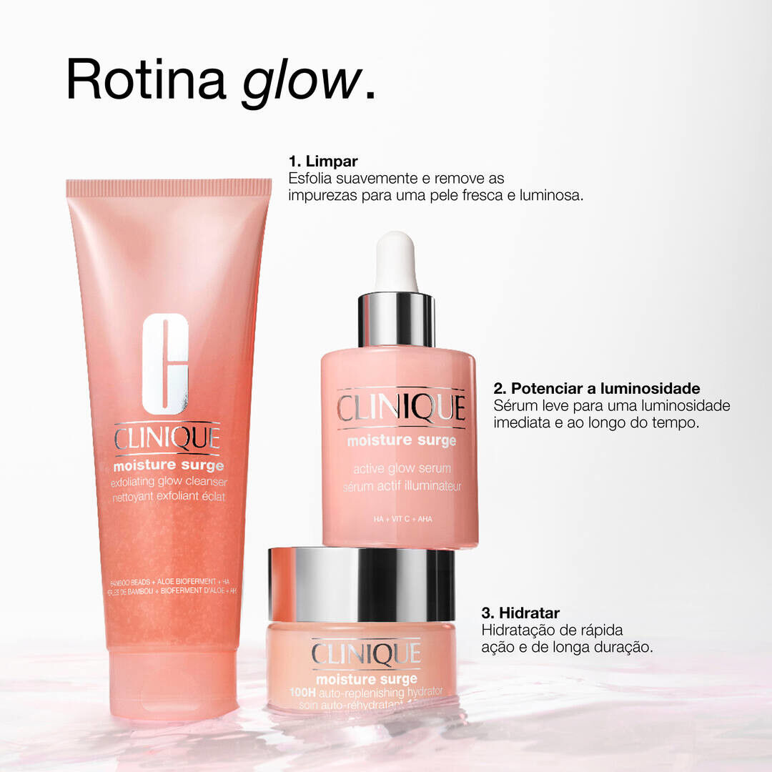 Exfoliating Glow Cleanser - CLINIQUE - Moisture Surge - Imagem 4