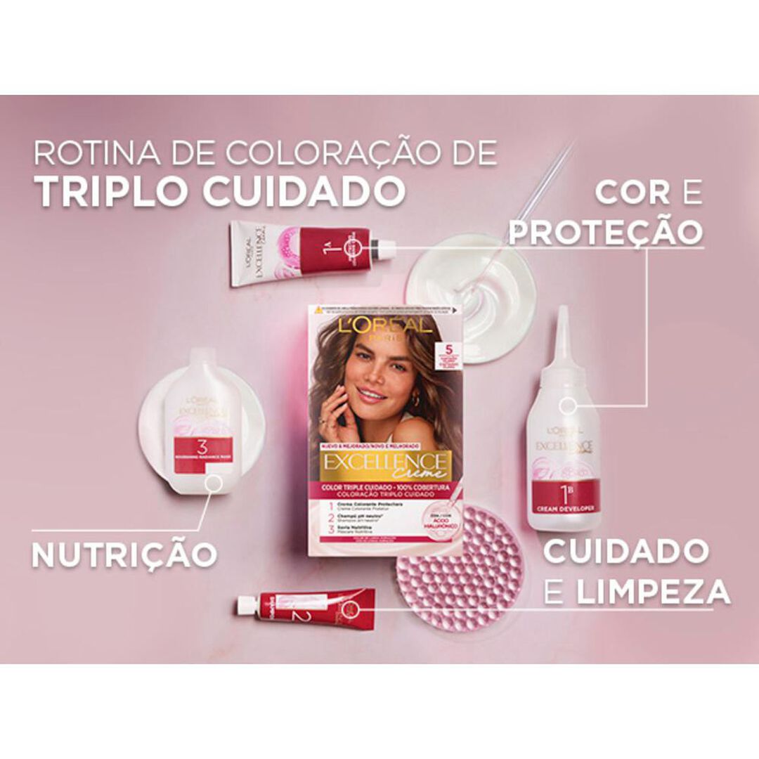 L'Or&eacute;al Excellence Creme - L'Or&eacute;al Paris - LOREAL COLORA&Ccedil;&Atilde;O - Imagem 2