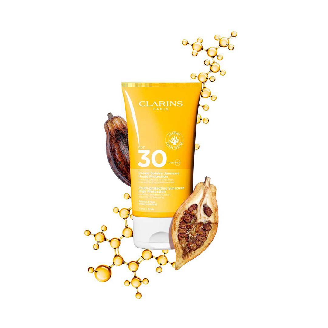 Cr&egrave;me Solaire Jeunesse Haute Protection SPF30 - CLARINS - CLARINS SOLARES - Imagem 2