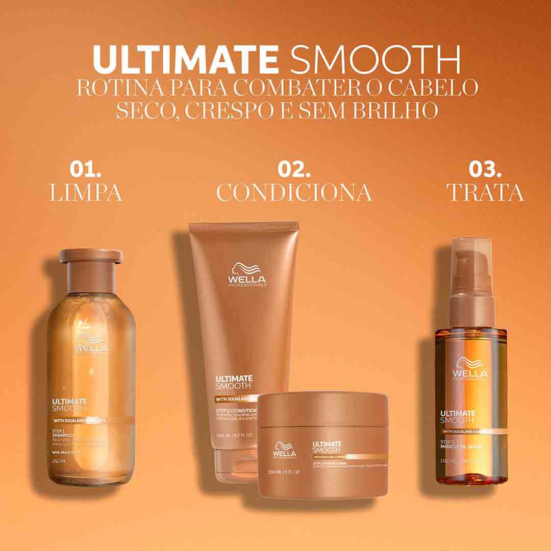 Ultimate Smooth - Máscara Nutritiva e Anti-Frizz - WELLA HAIR CARE - Ultimate - Imagem 6