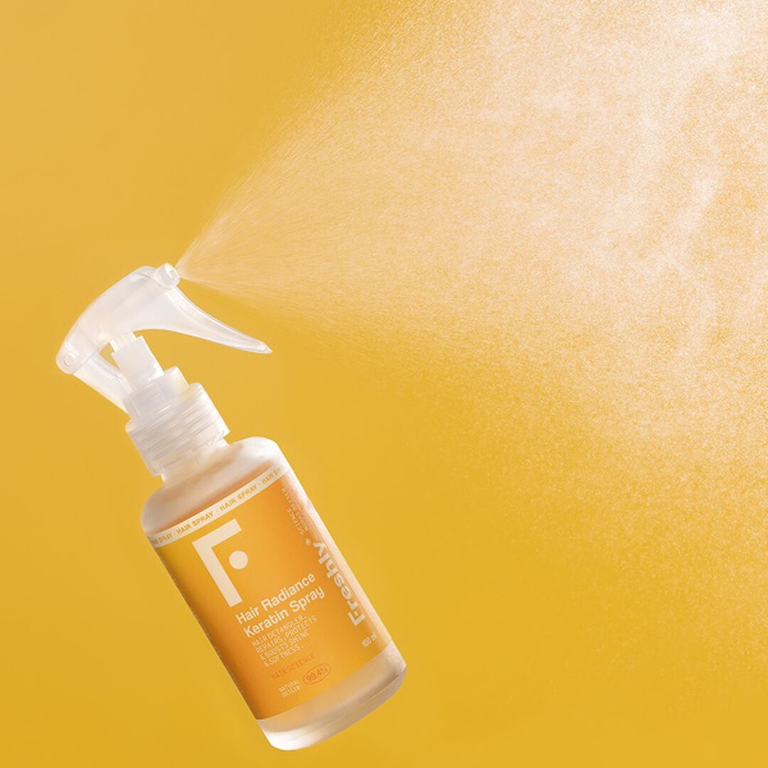 Protetor T&eacute;rmico e Desembara&ccedil;ador -  Hair Radiance Keratin Spray - FRESHLY -  - Imagem 2