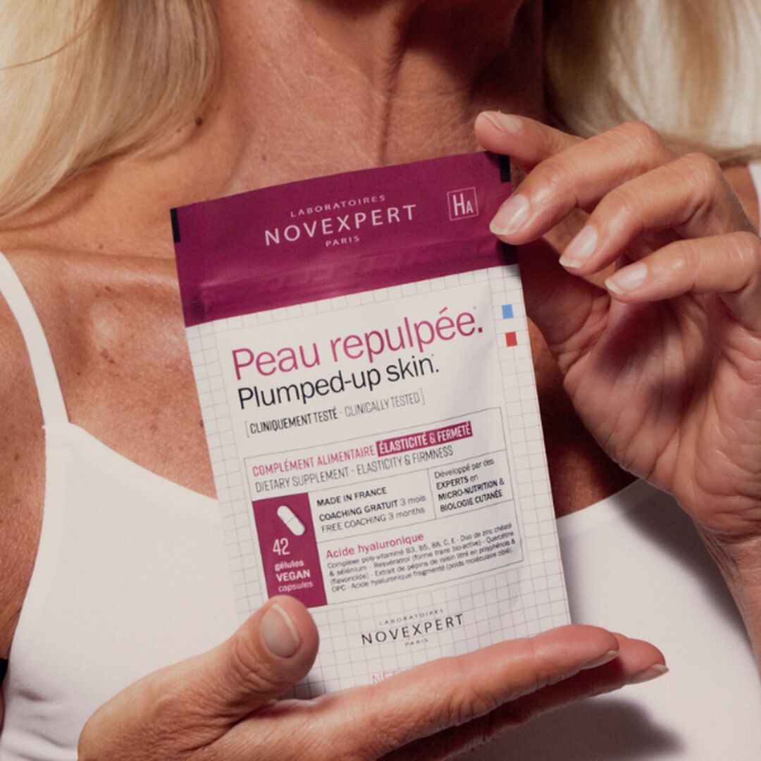Food Supplement: Plumped-Up Skin - NOVEXPERT - Hyaluronic Acid - Imagem 2
