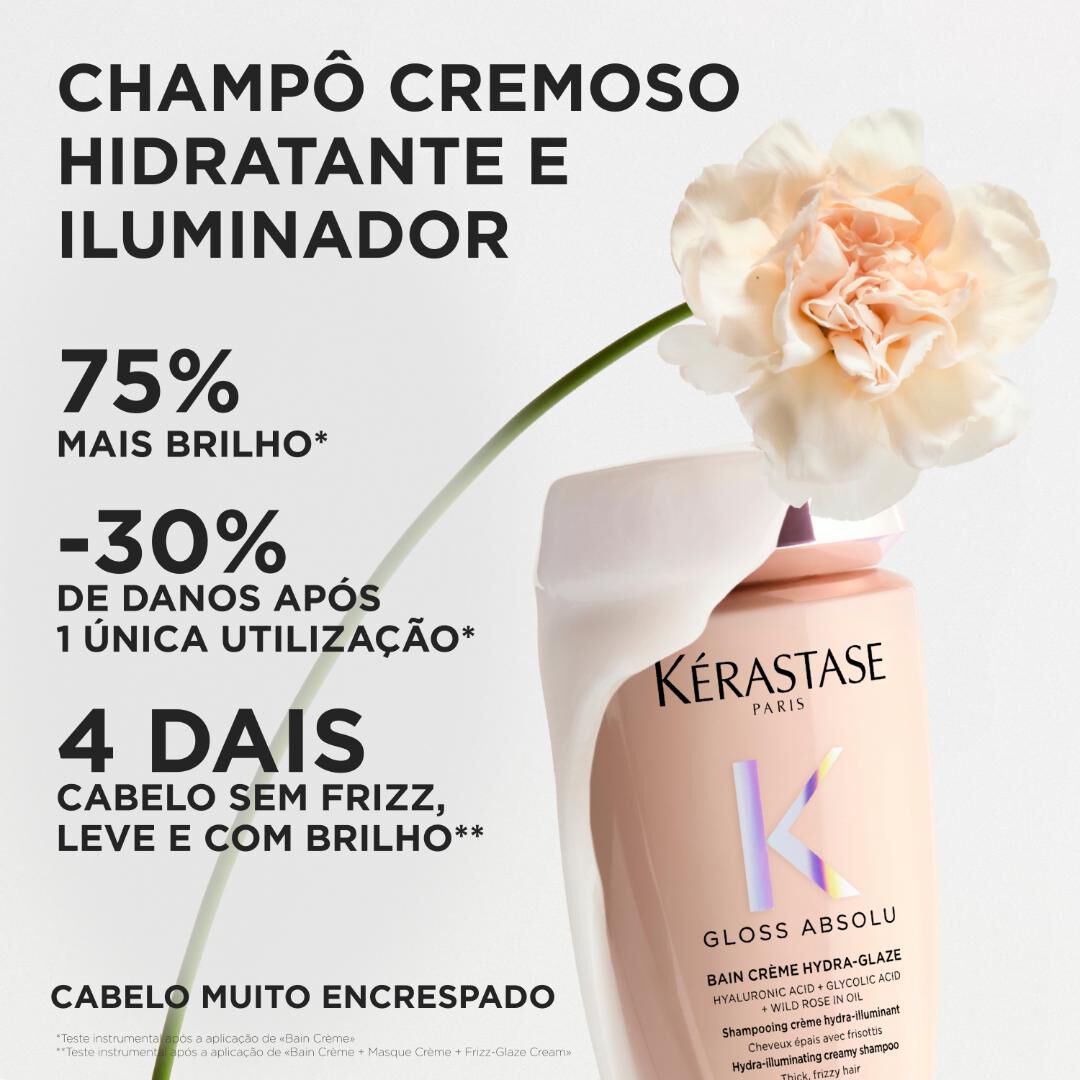 Bain Cr&egrave;me Hydra-Glaze - KERASTASE - Gloss Absolu - Imagem 7