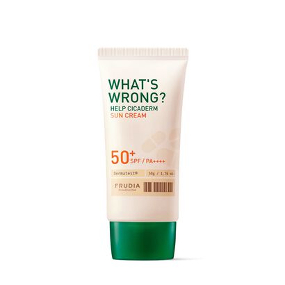 Protetor Solar - What´s Wrong Help Cicaderm Sun Cream FPS50+ - FRUDIA -  - Imagem