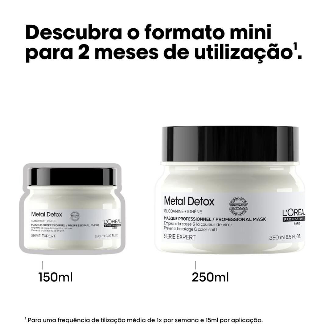 Metal Detox - M&aacute;scara - L'OR&Eacute;AL PROFESSIONNEL - SERIE EXPERT - Imagem 8