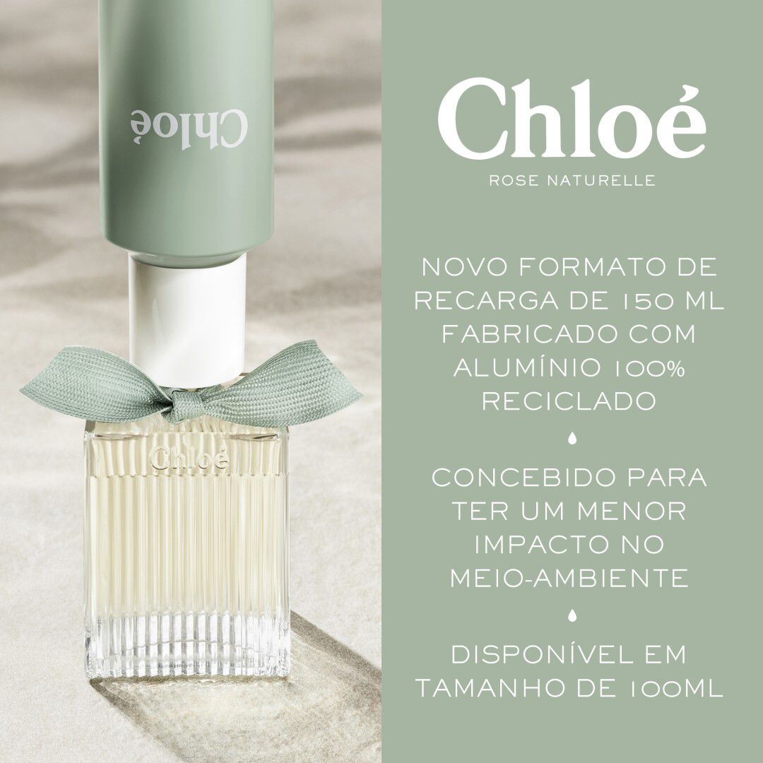 Chloe Signature Rose Naturelle 100ml Recarregável - CHLOÉ - CHLOÉ NATURELLE - Imagem 2