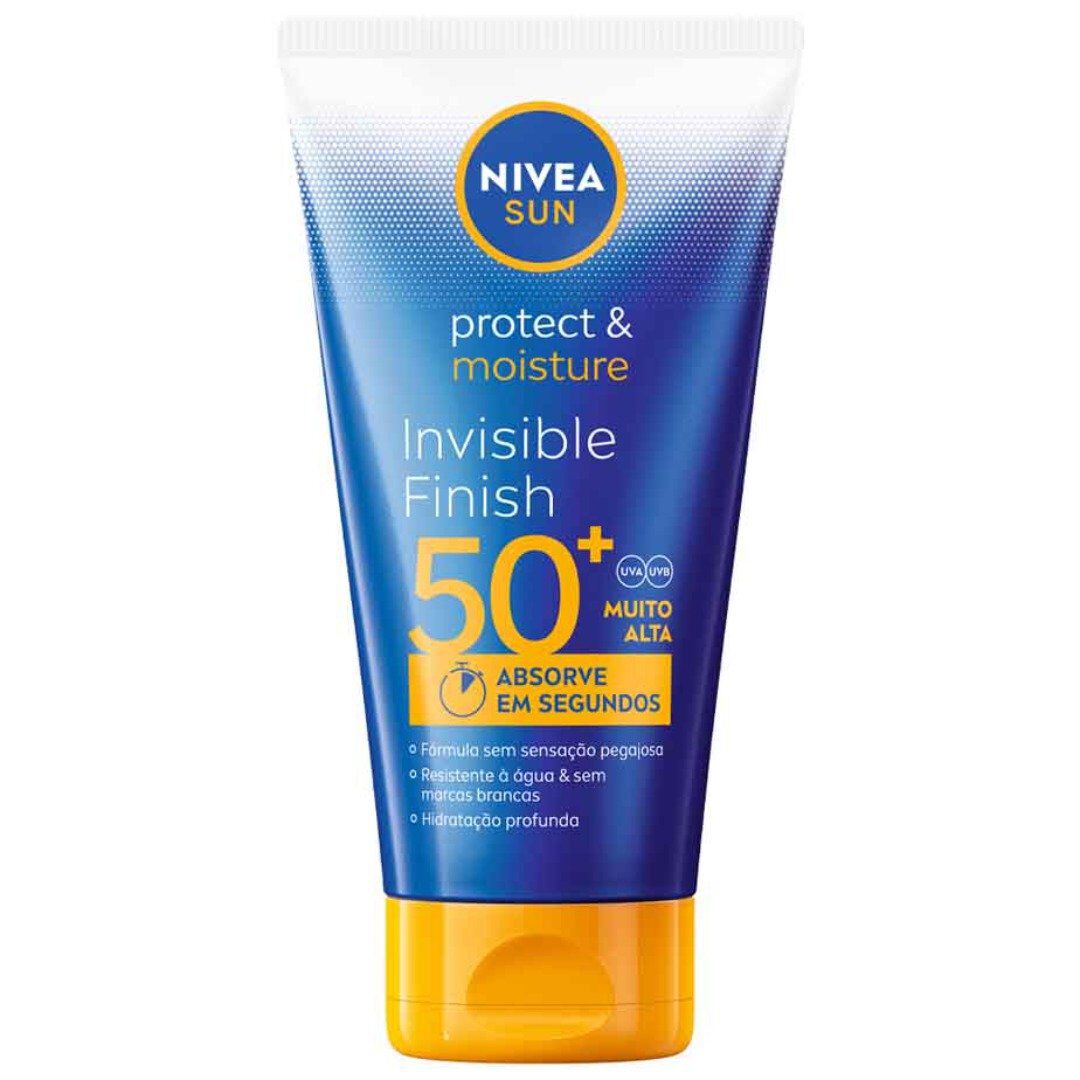 Nivea Sun - Lo&ccedil;&atilde;o Protect&Moisture Invisible Finish FP50+ - NIVEA -  - Imagem 1