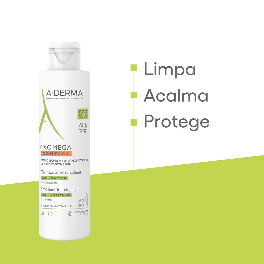 Exomega Control - Gel Espuma Emoliente - A-DERMA -  - Imagem 6
