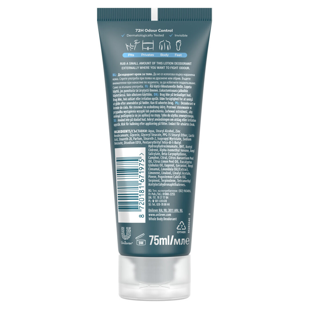 Desodorizante Cream Todo o Corpo Ocean Rush - REXONA -  - Imagem 2