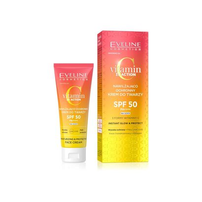 Creme de Rosto Vitamina C x3 Action - Hid&Prot SFP50 - EVELINE -  - Imagem