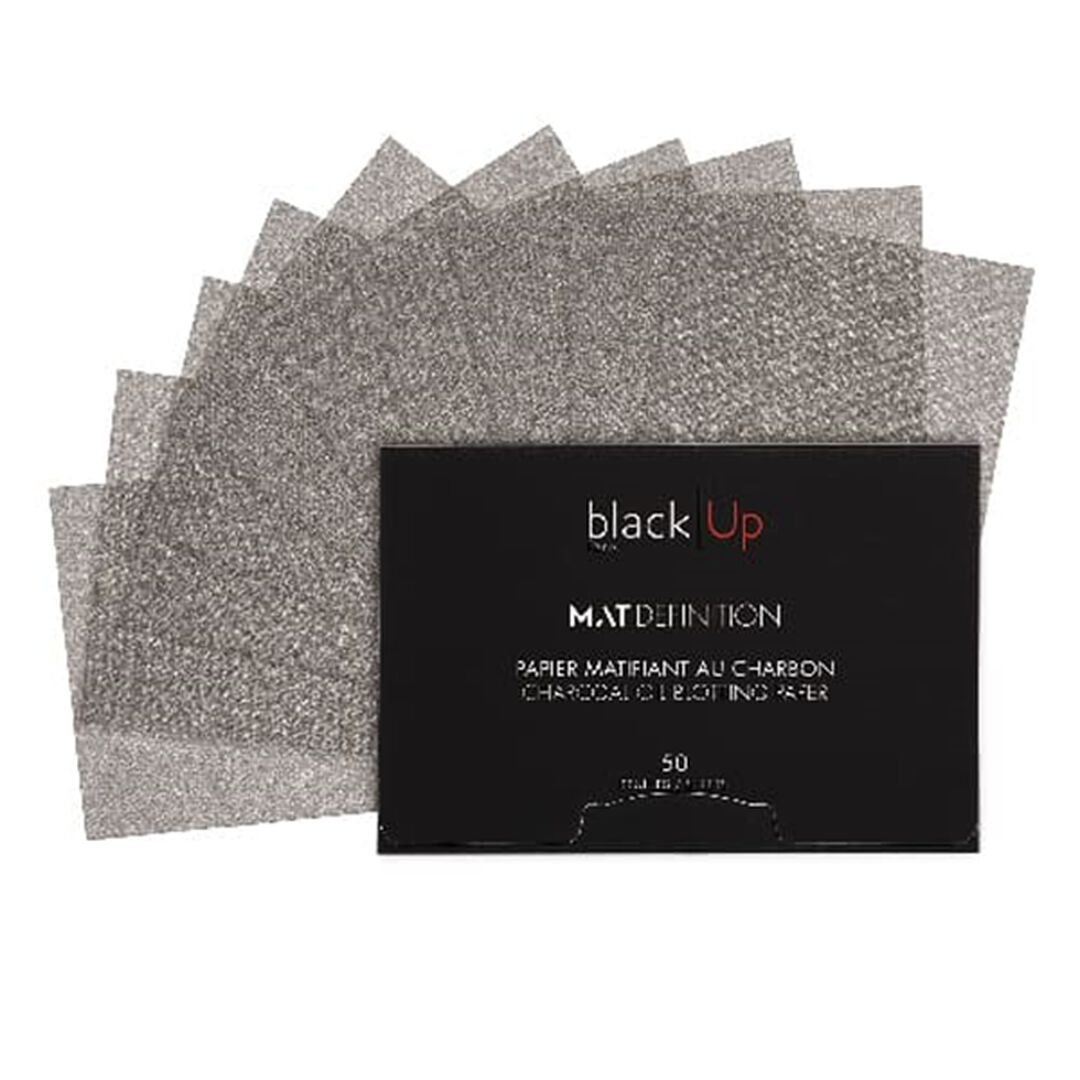 Charcoal Oil Blotting Paper - BLACK UP - Skincare - Imagem 1