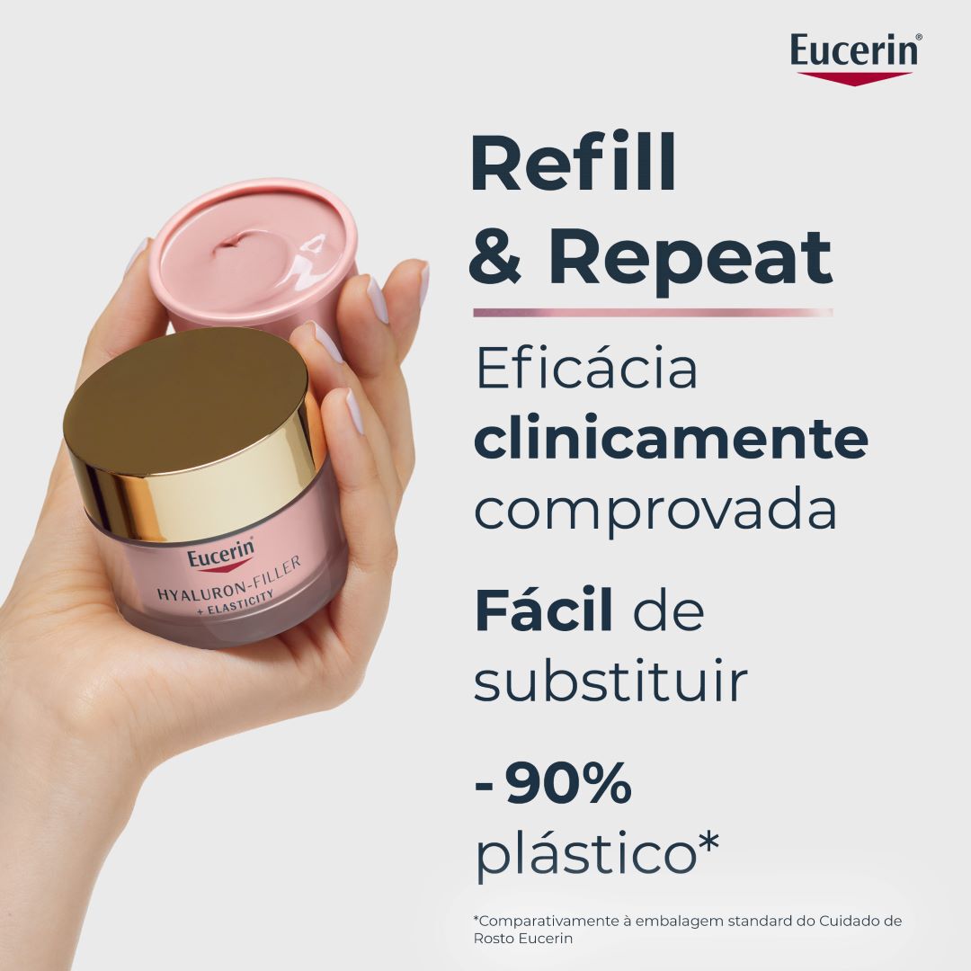 Hyaluron-Filler + Elasticity Creme de Dia Rose FPS 30 Recarga - EUCERIN -  - Imagem 3