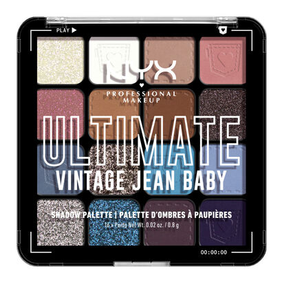 Ultimate Shadow Palette - Vintage Jean Baby - NYX Professional Makeup -  - Imagem