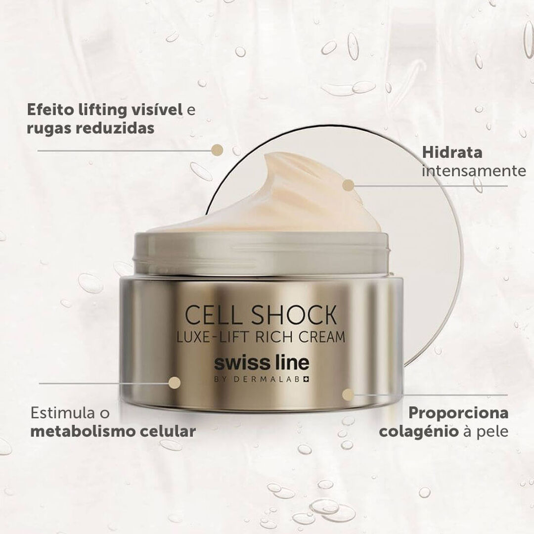 Cs Luxe-lift Rich Cream - Swiss Line - Cell Shock - Imagem 3