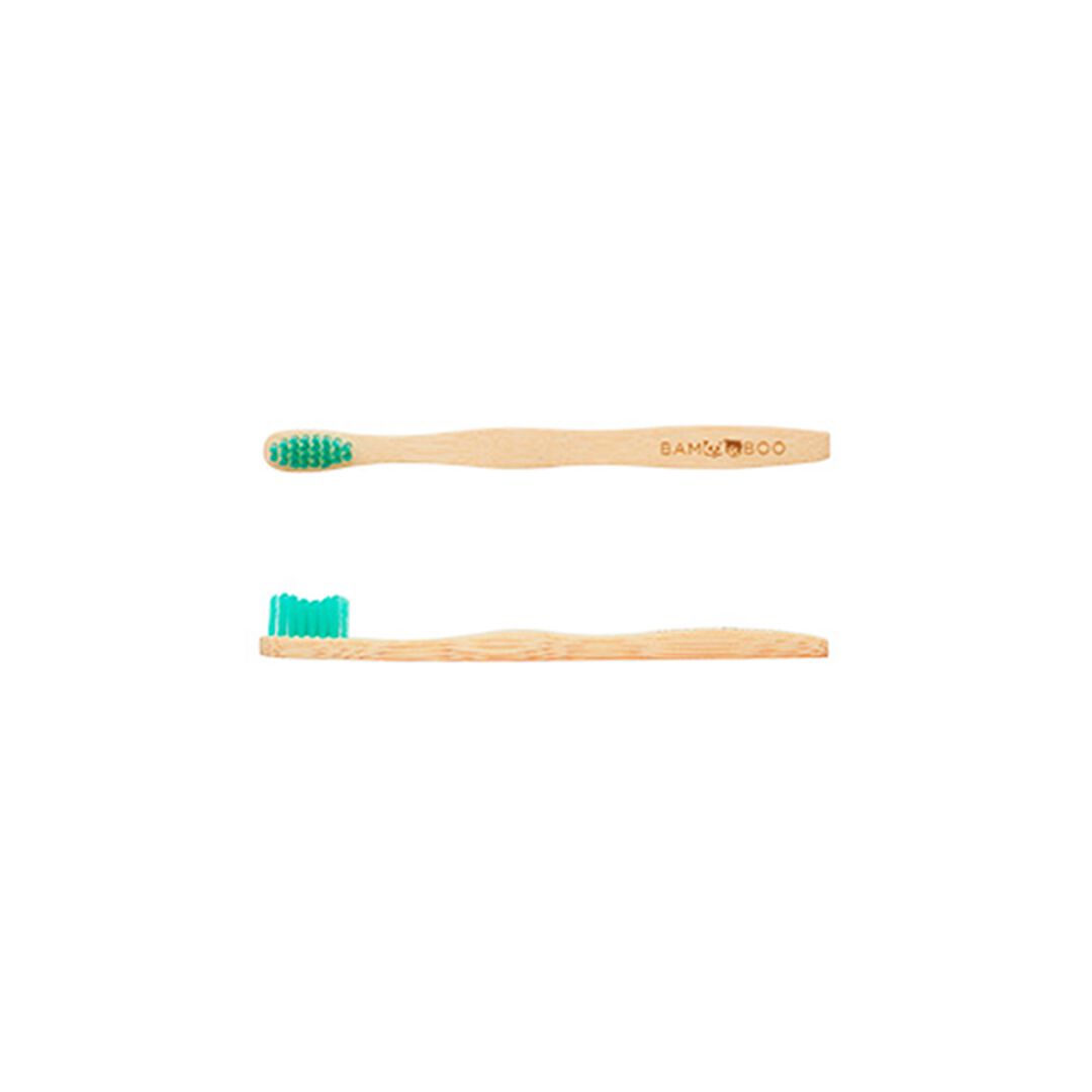 Toothbrush Kid Soft Green - The Bam & Boo Toothbrush - The Bamboo Toothbrush - Imagem 2