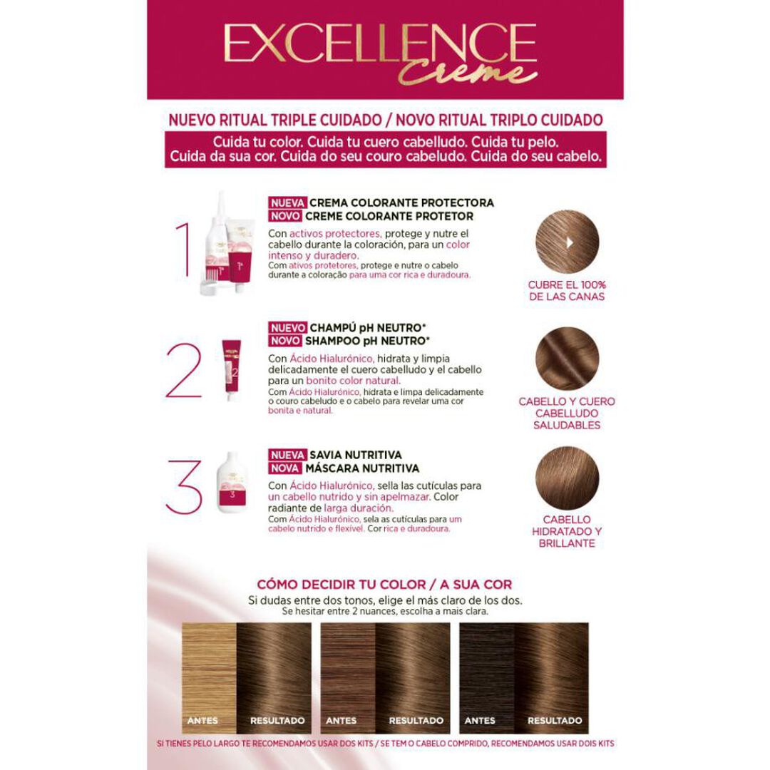 L'Or&eacute;al Excellence Creme - L'OR&Eacute;AL COLORA&Ccedil;&Atilde;O - LOREAL COLORA&Ccedil;&Atilde;O - Imagem 8