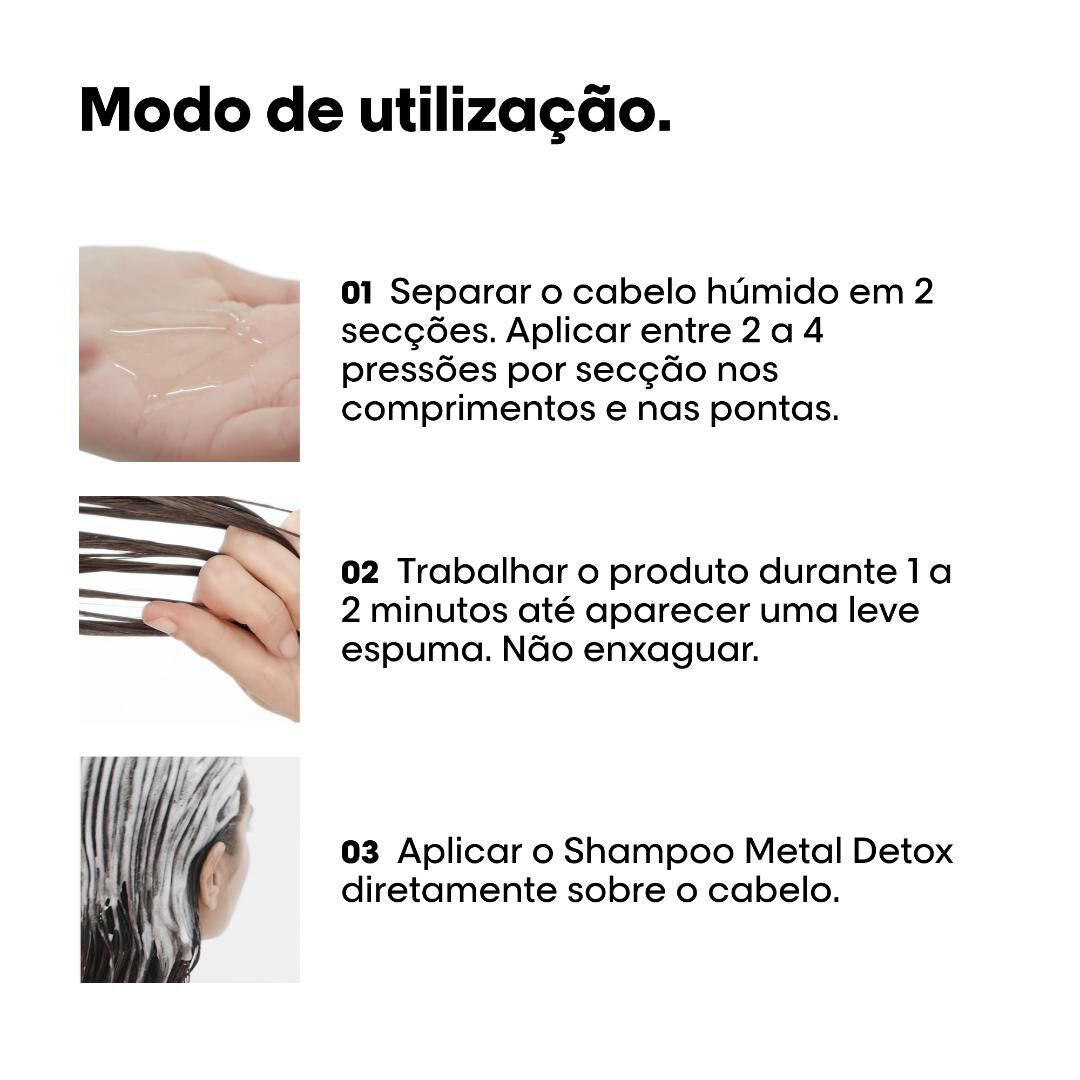 Tratamento Pr&eacute;-Shampoo - L'OR&Eacute;AL PROFESSIONNEL - Metal Detox - Imagem 2